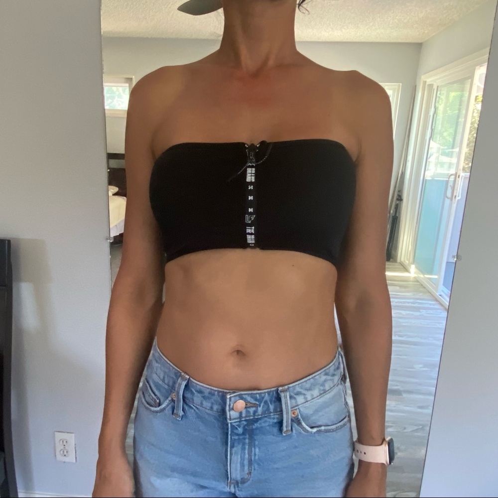 LF tube top zip up